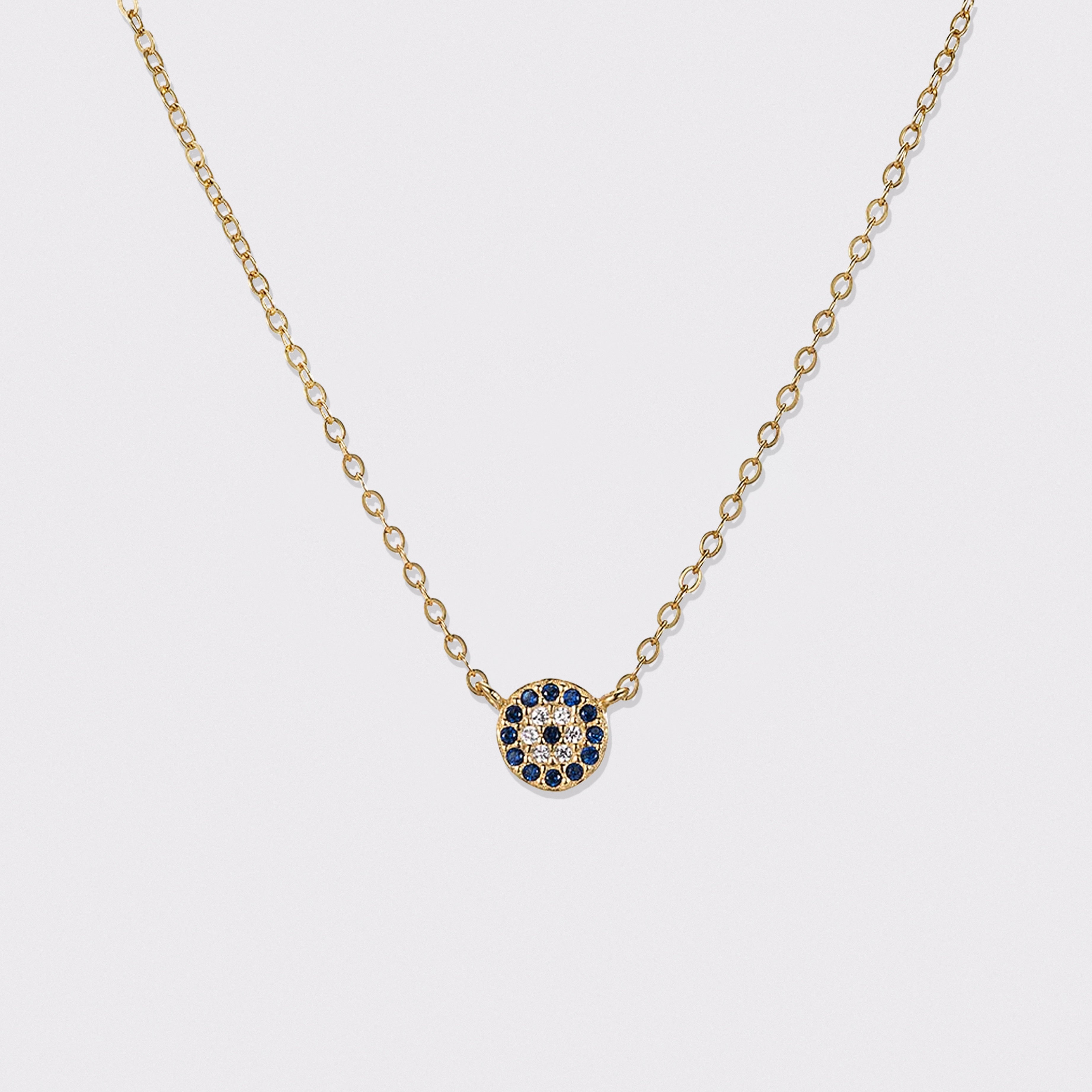 Sterling Evil Eye Necklace
