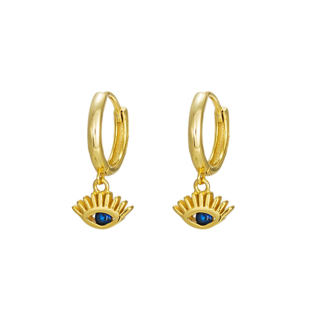 Sterling Lucky Eye Dangly