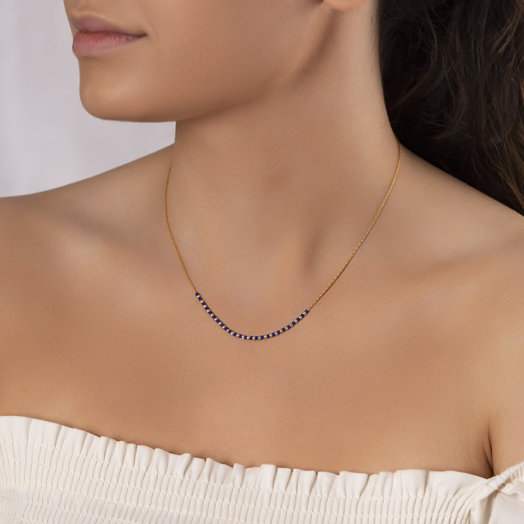 Petit Gemstone Beaded Necklace