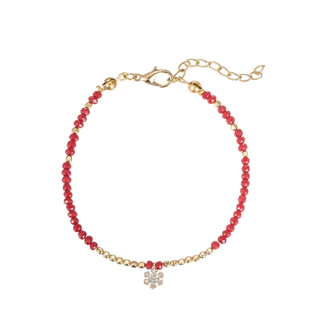Red Snow Gold Plated Bracelet