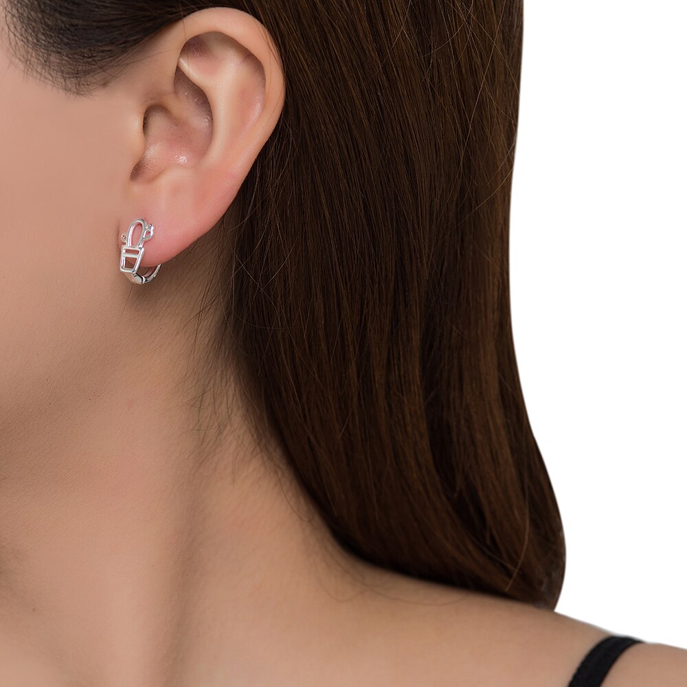 Silver Cactus Earrings