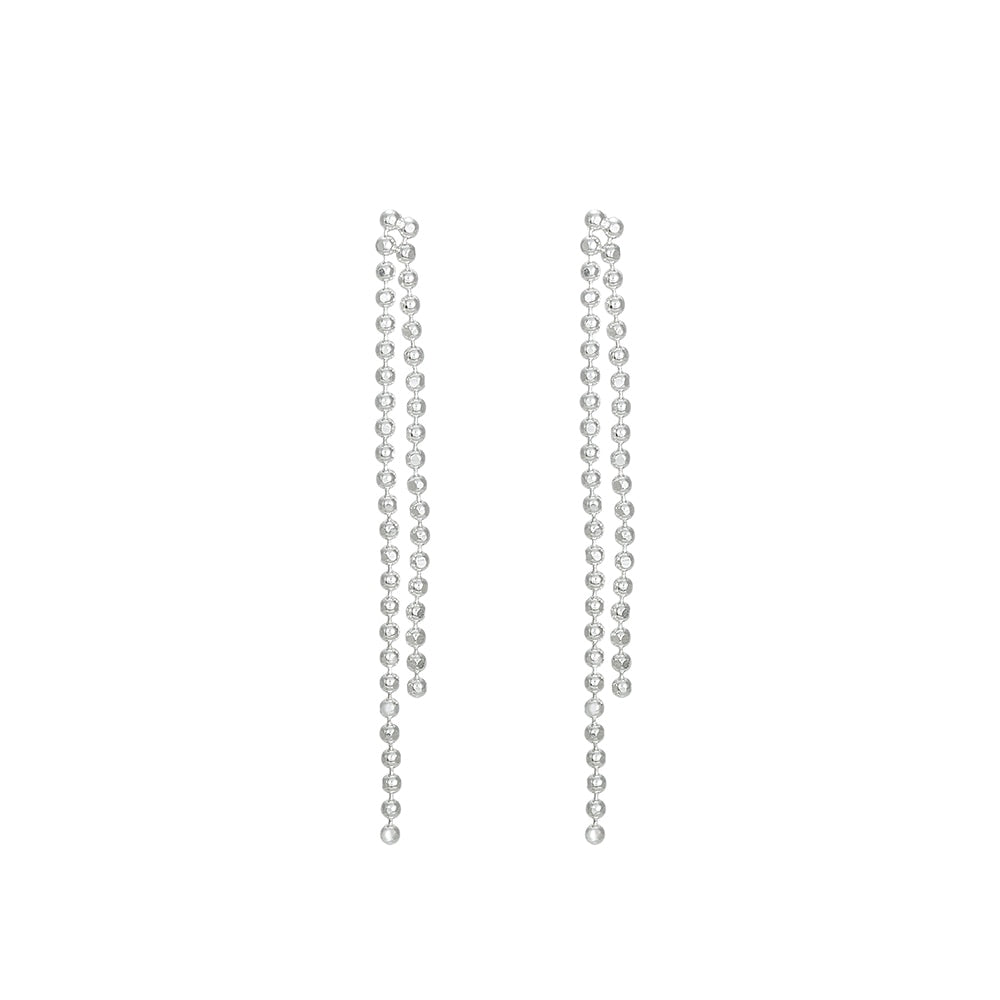 Silver Chains Earrings