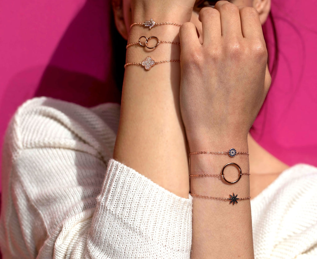 Concentric Sterling Silver Bracelet