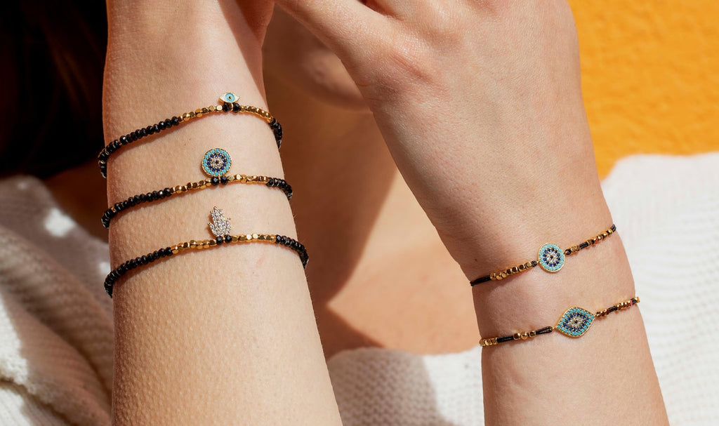 Evil Eye Rubber Bracelet - Evil Eye Bracelet