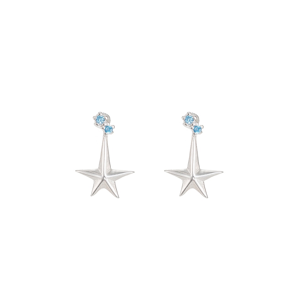Polestar Sterling Silver Stud Earrings