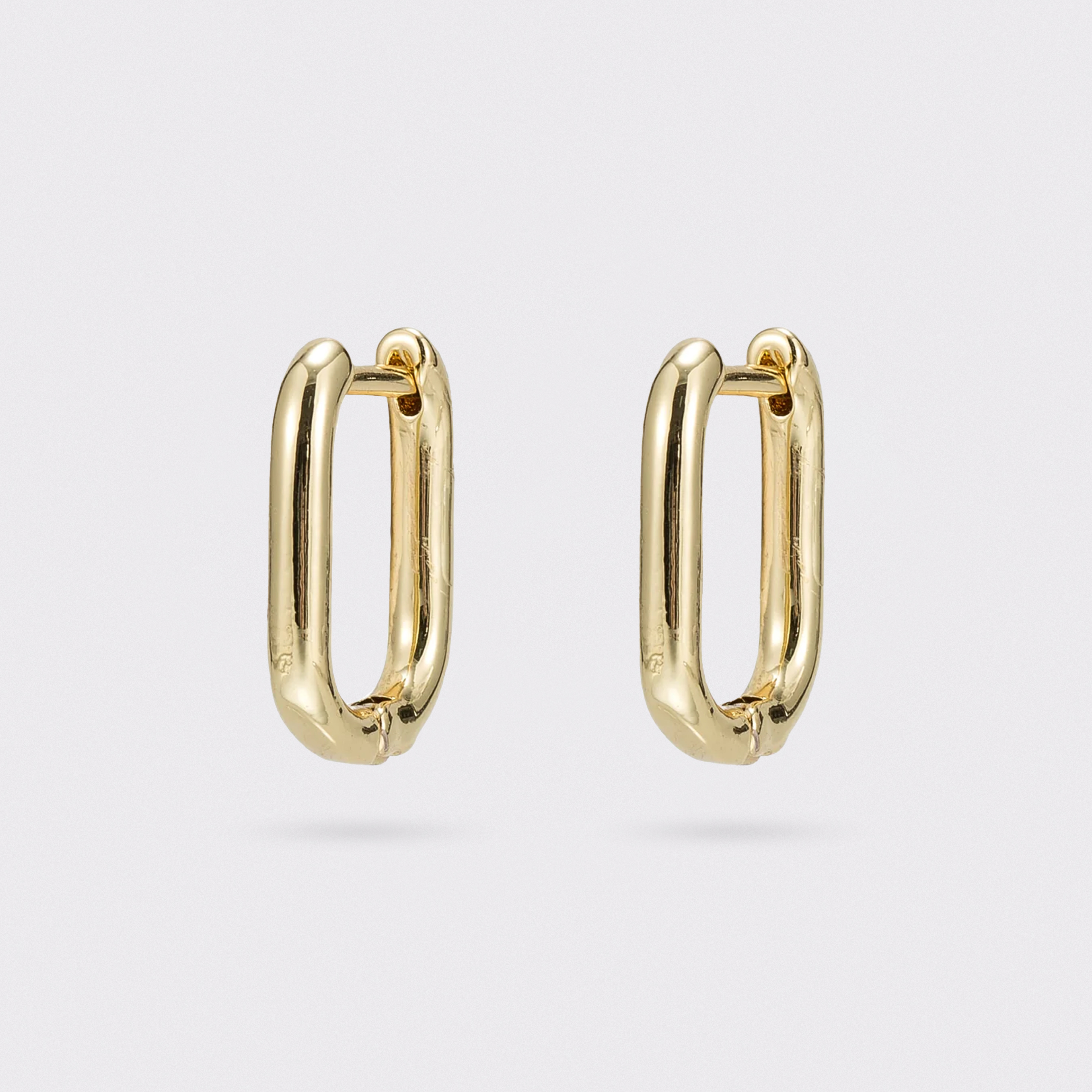Plated Small Ovate Hoop