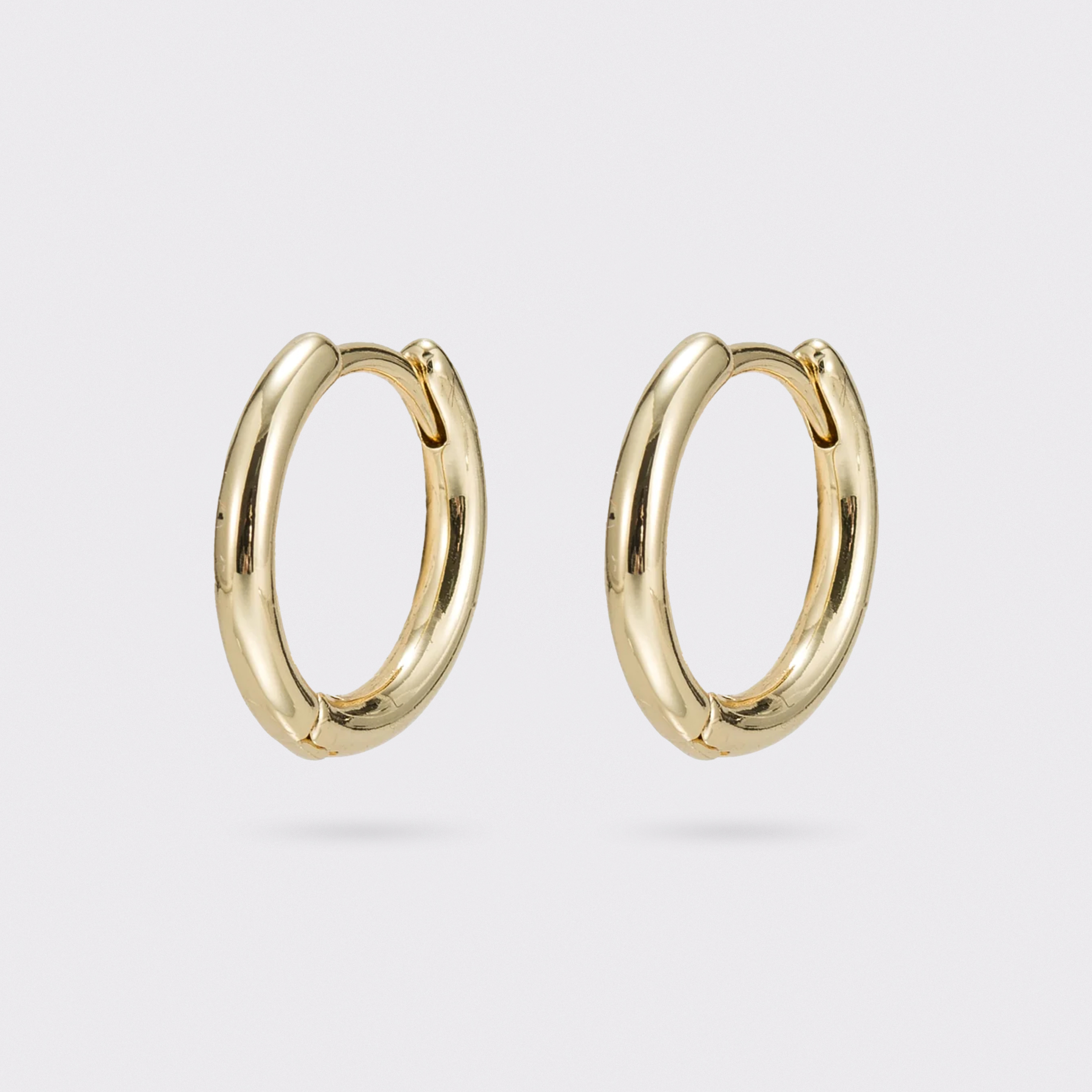Plated Round Plain Hoop