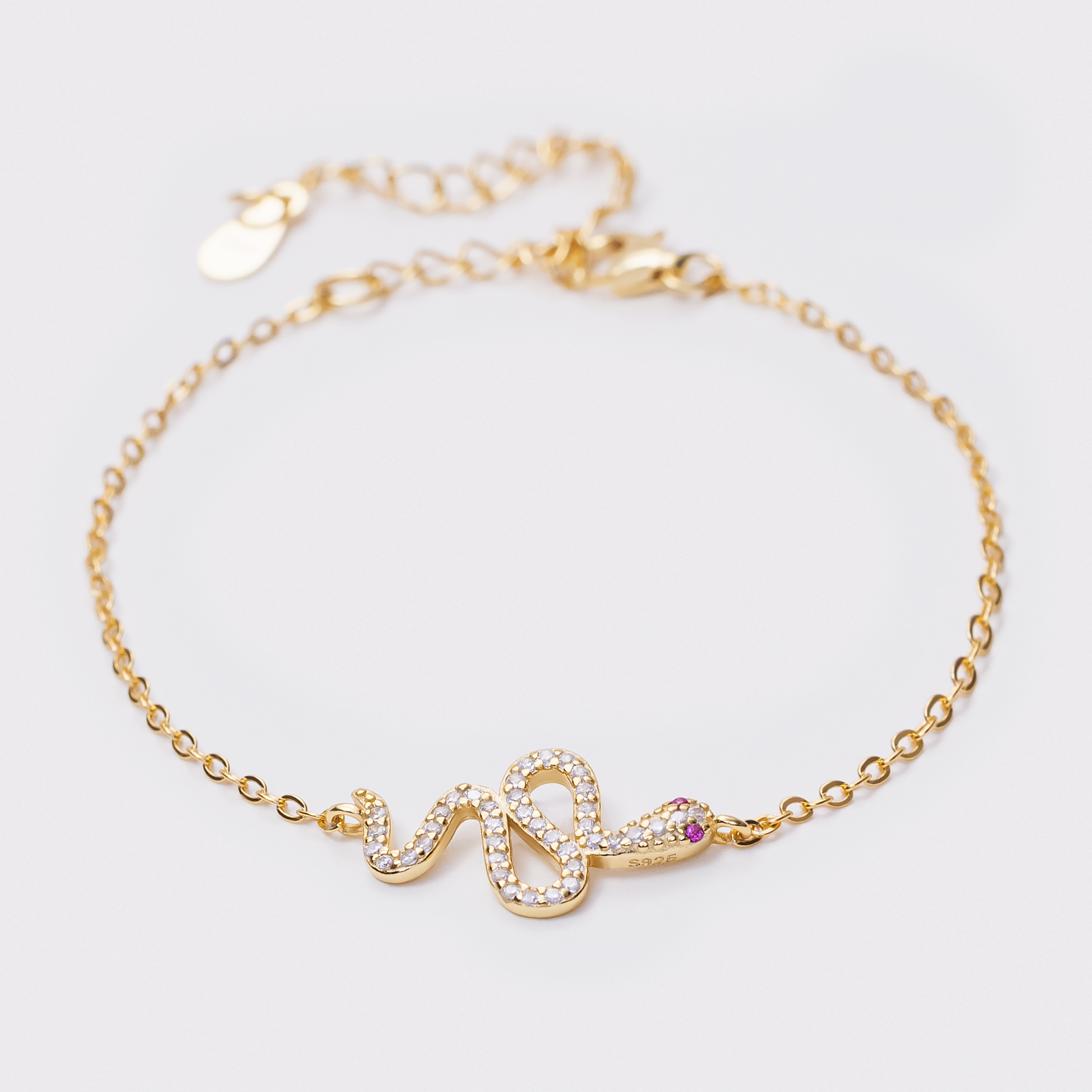 Sterling Silver Snake Bracelet