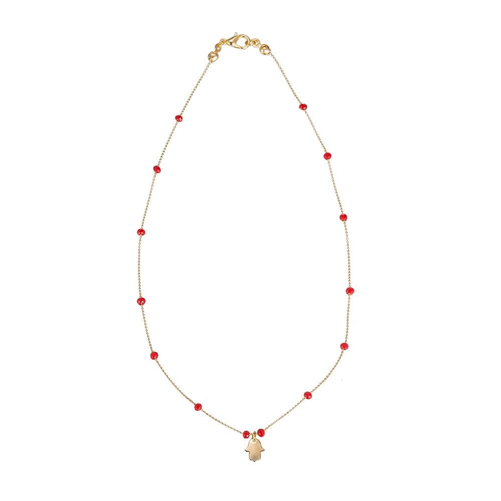 Hamsa Gold Plated Necklaces