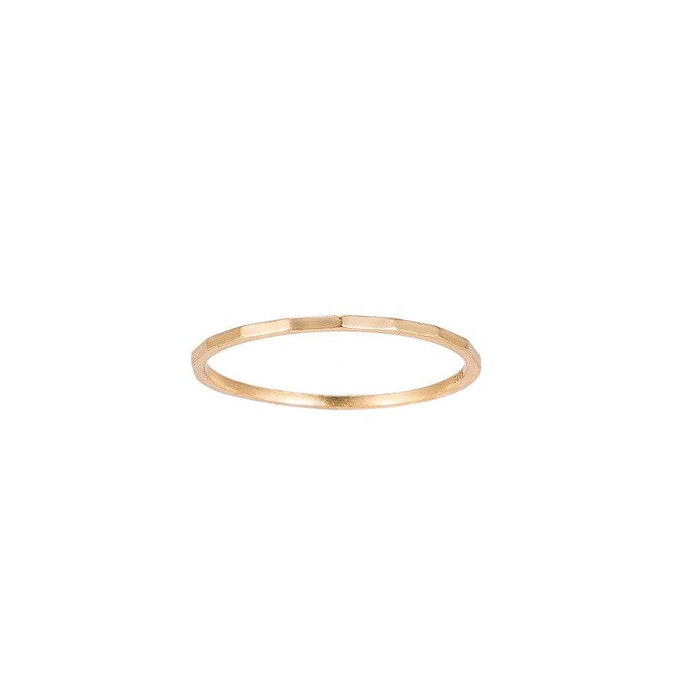 Angled Sterling Band Ring