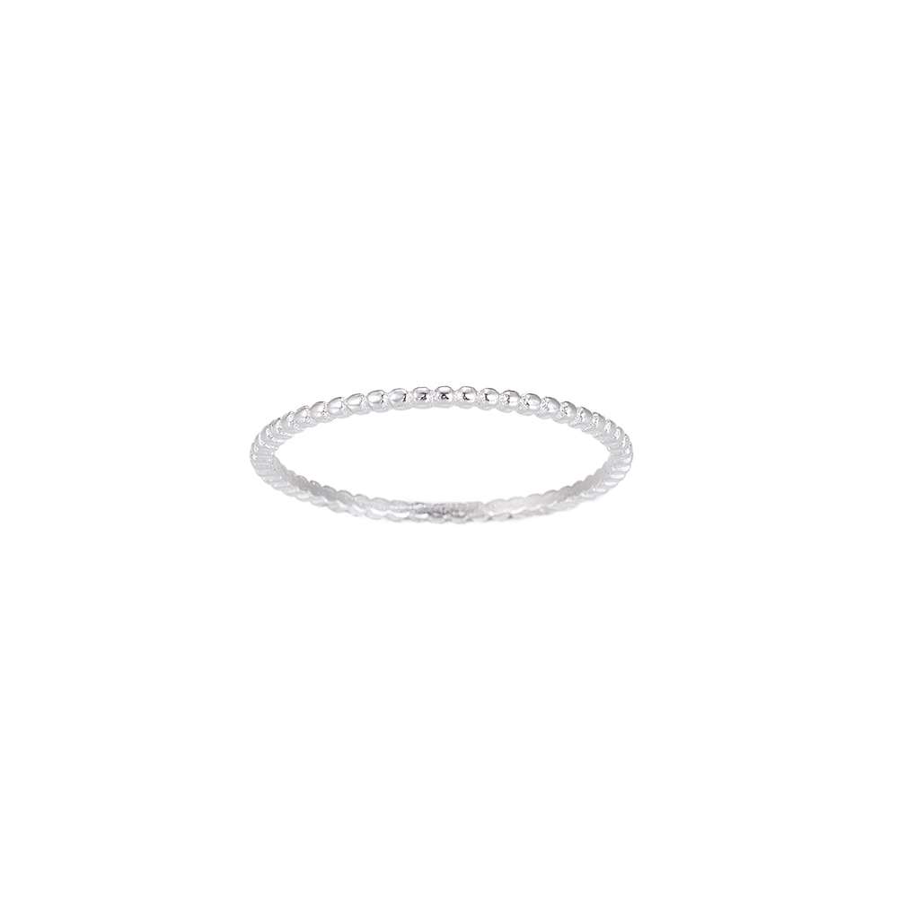 Textured Plain Band Sterling Ring