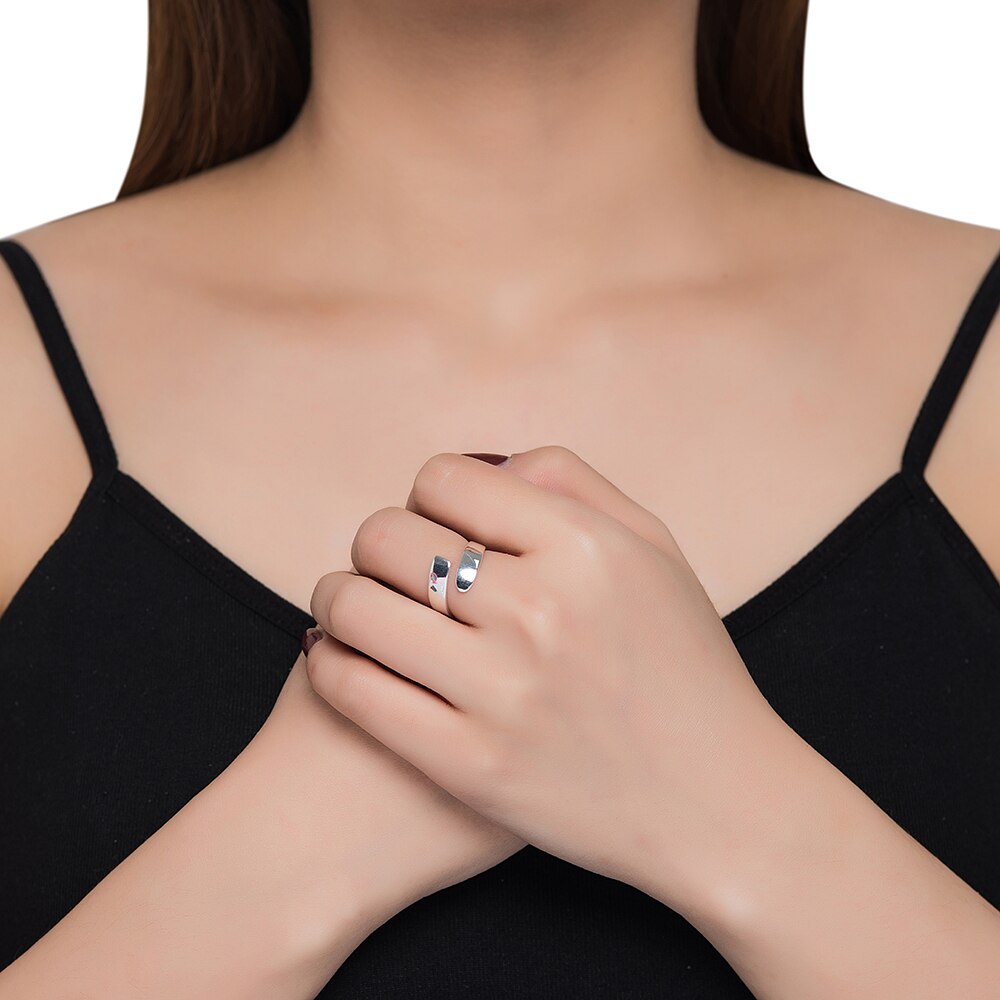 Adjustable Large Size Rings Silver Large Adjustable Open Band Ring – e&e Jewellery