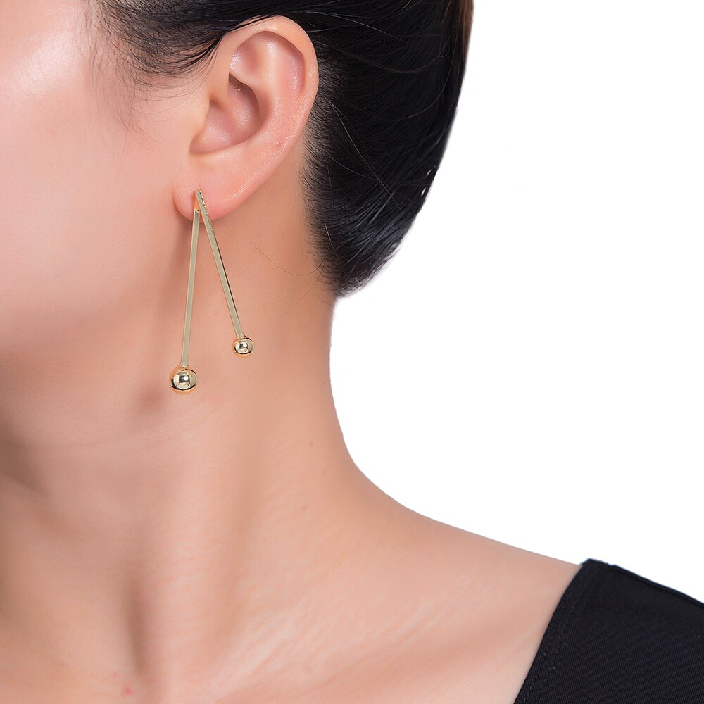 Pendulum Earrings in Gold Plated