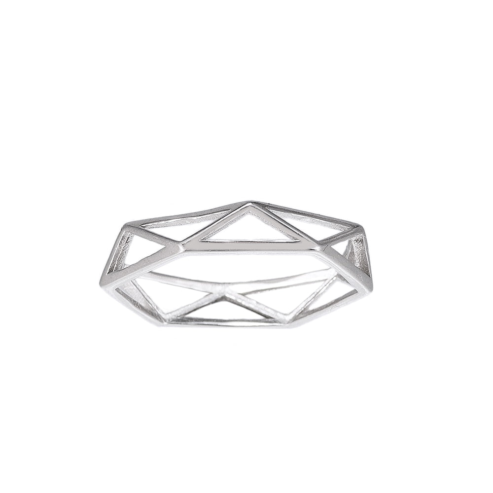 Cage Sterling Ring