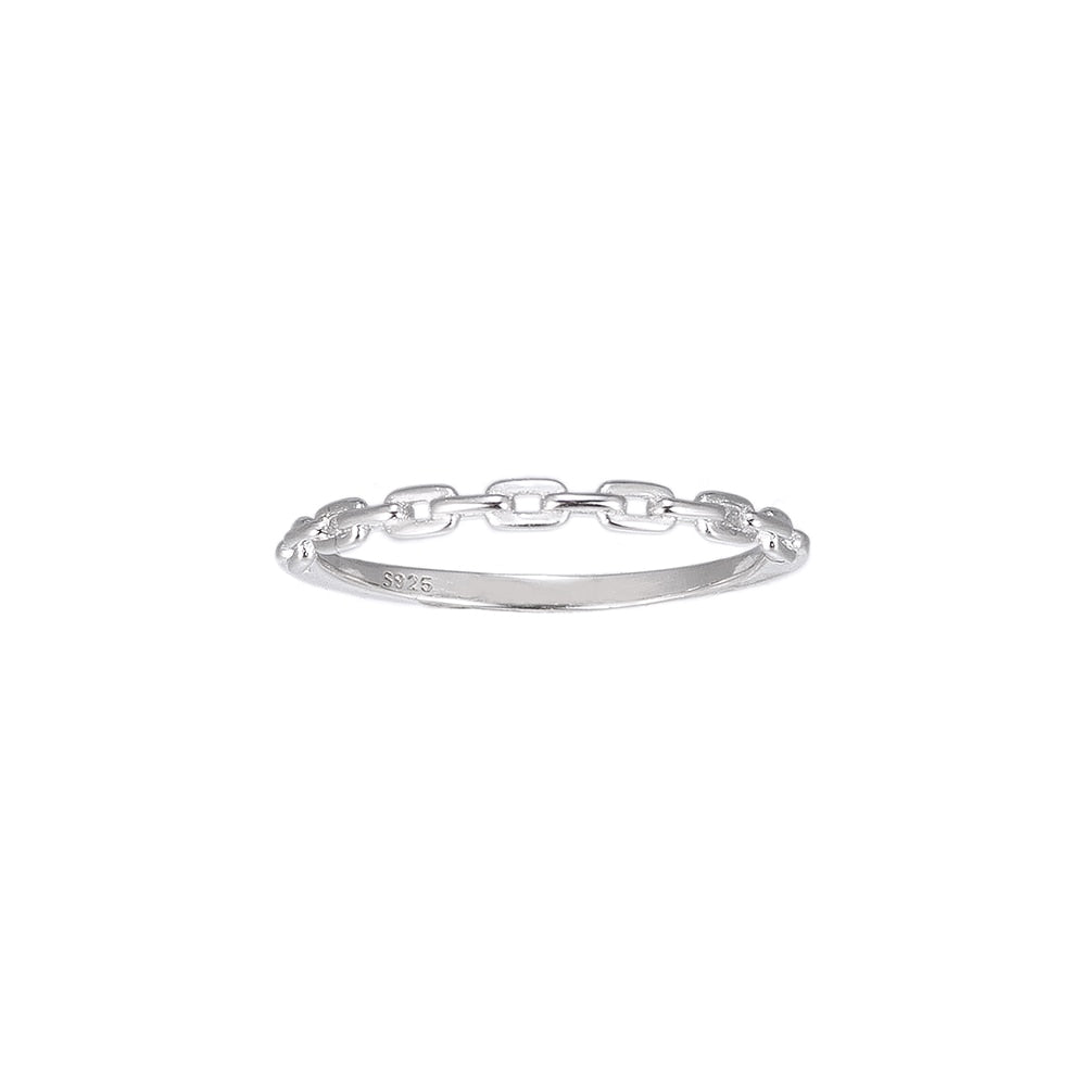 Chain Sterling Silver Ring