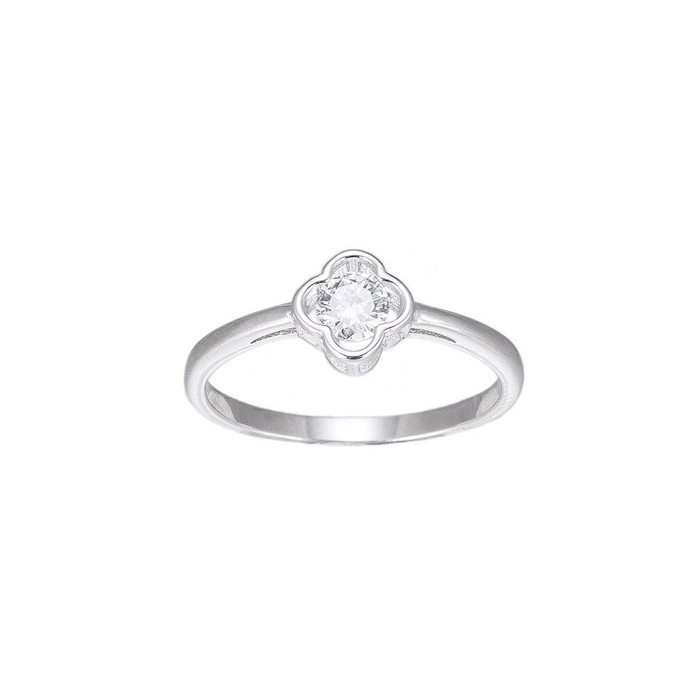 Clover Sterling Silver Ring