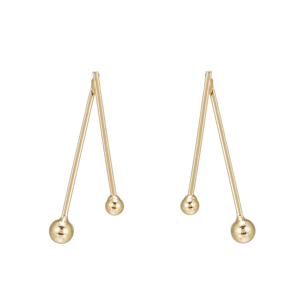 Pendulum Earrings in Gold Plated