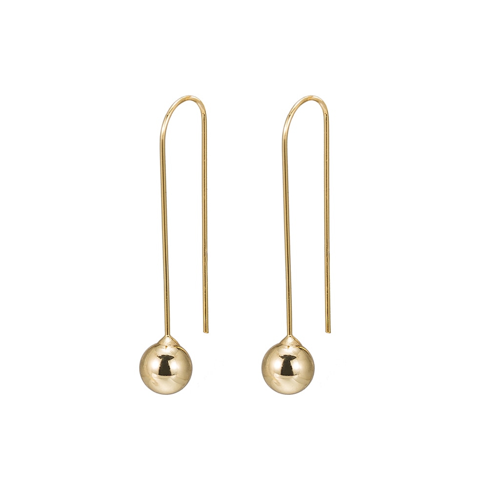 Sphere Earrings in Gold Plated