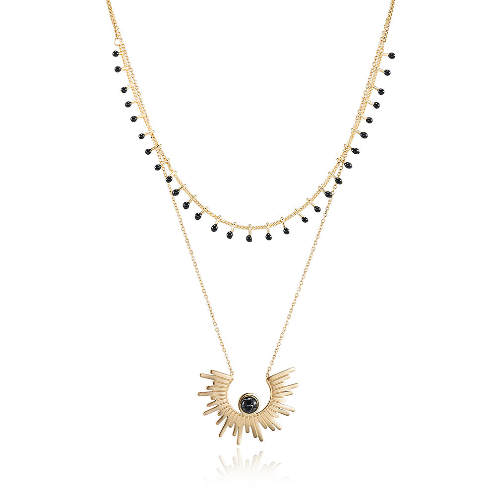 Onyx Layered Necklace