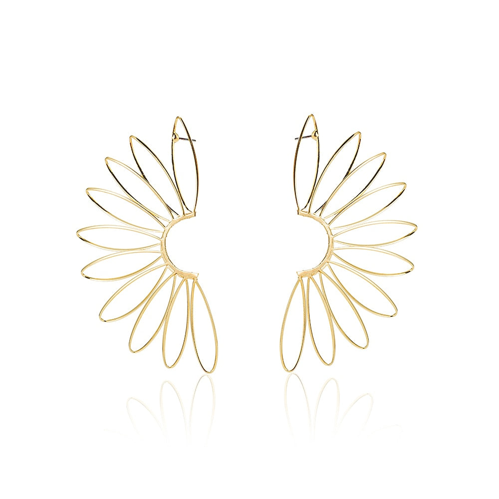 Gold Plated Daisy Earrings