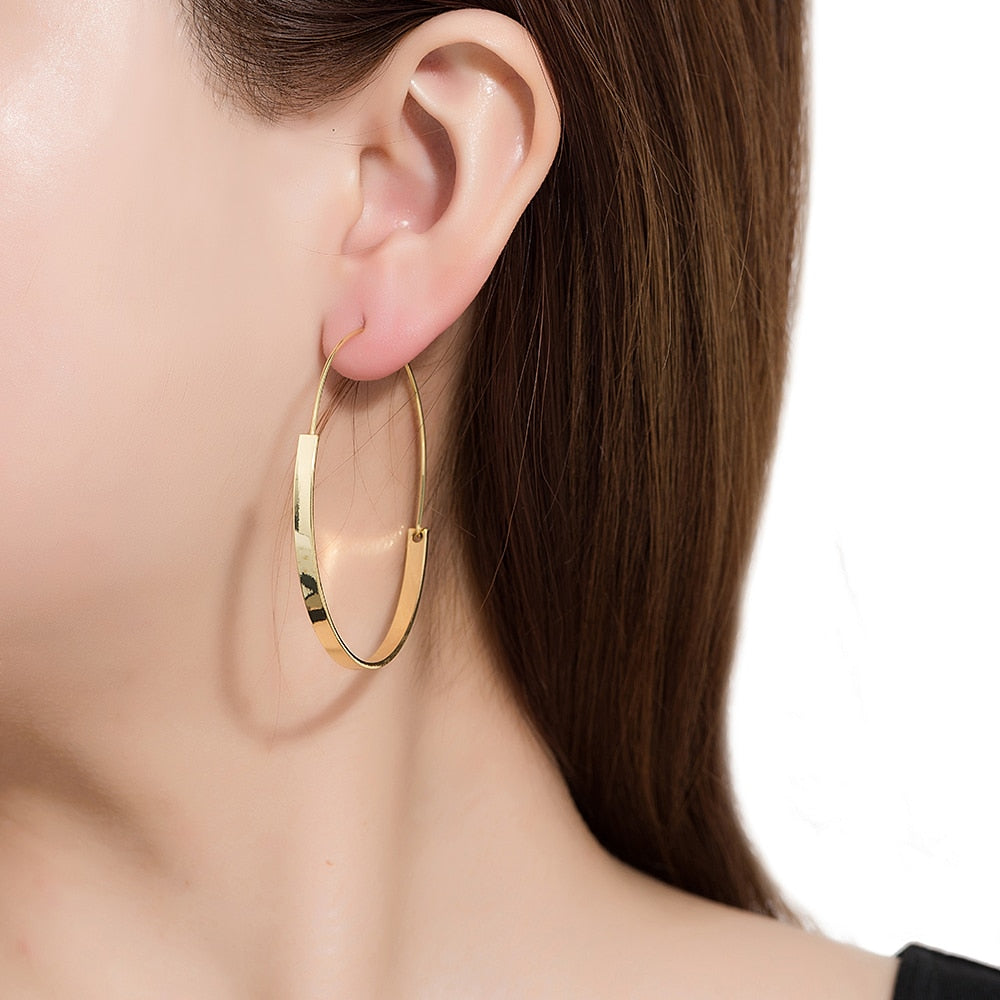Gold Plated Classic Hoops 