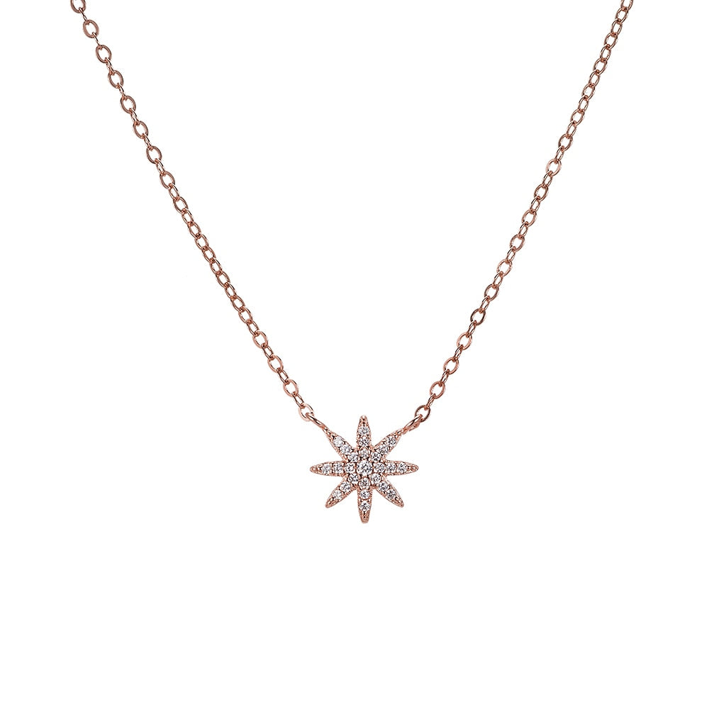 Fairy Star Sterling Silver Necklace Bronze