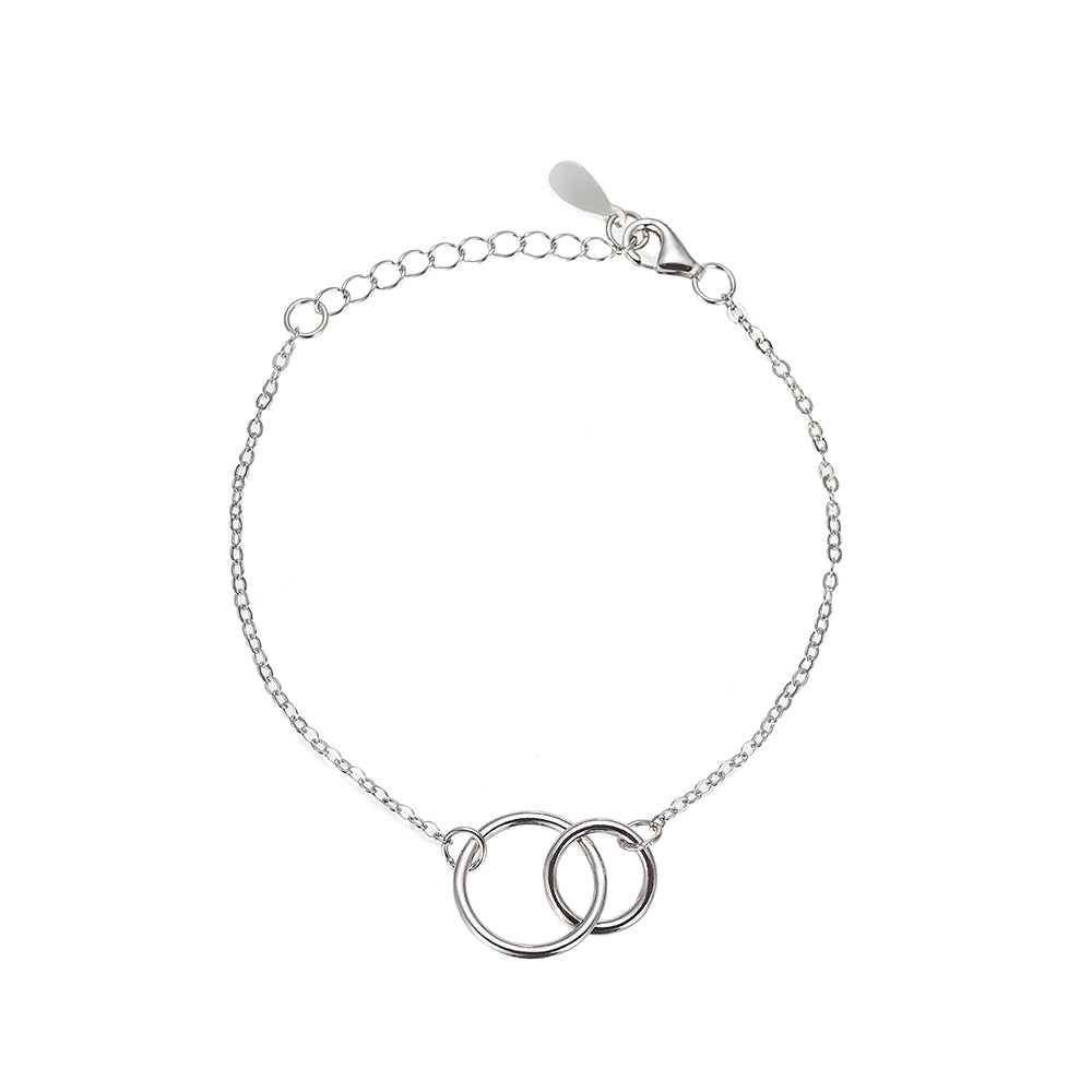 Concentric Sterling Silver Bracelet