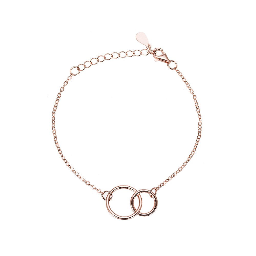 Rose Concentric Sterling Silver Bracelet
