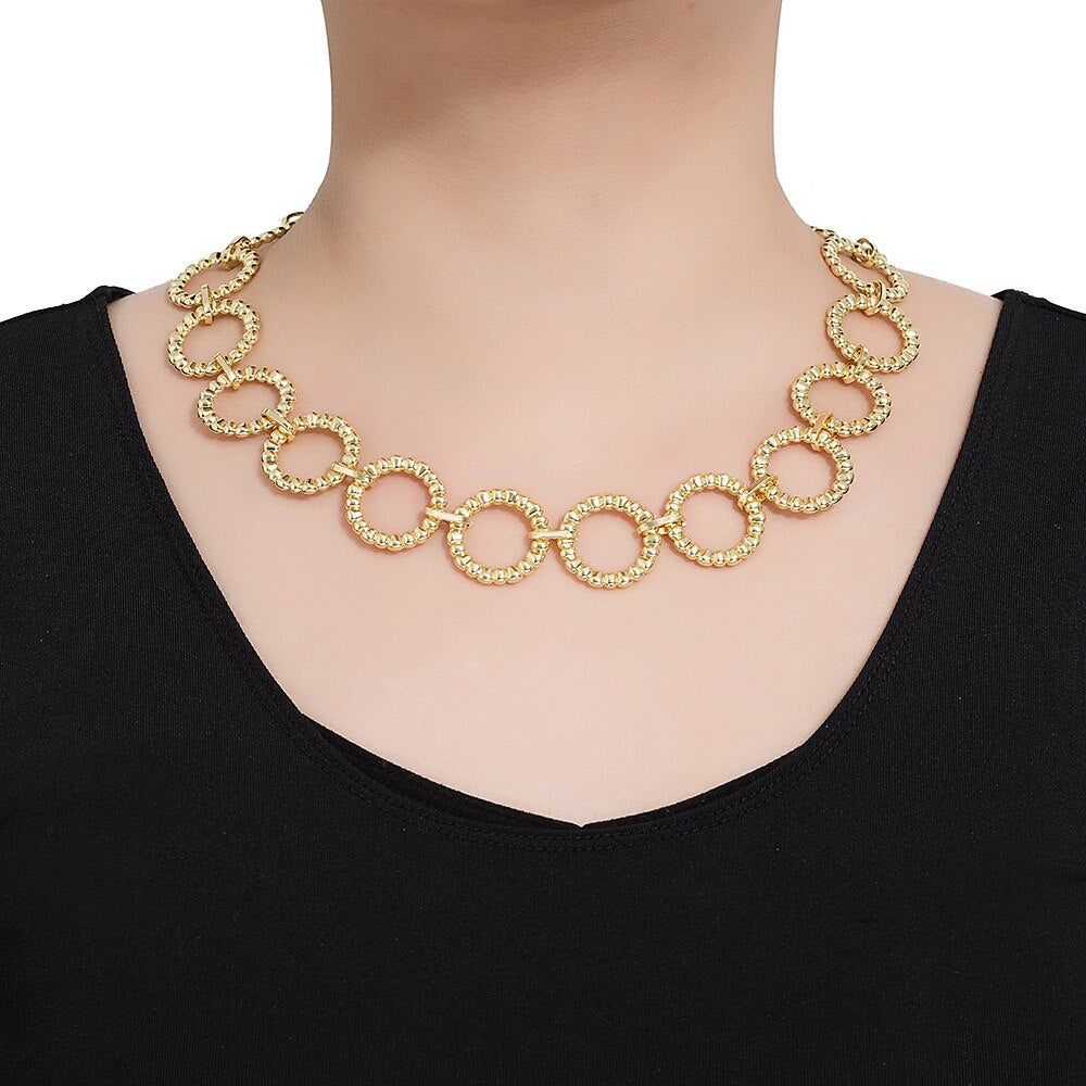 Stainless Steel Round Chain Necklace