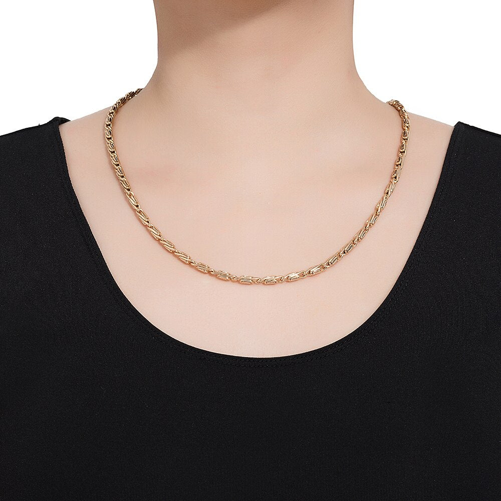 Stainless Steel Thin Chain Necklace