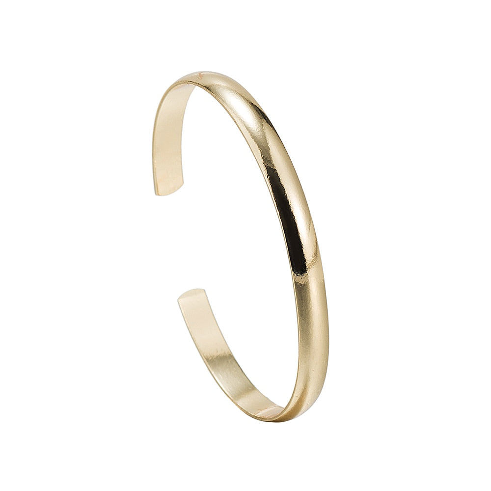 Stainless Steel Thick Bangle