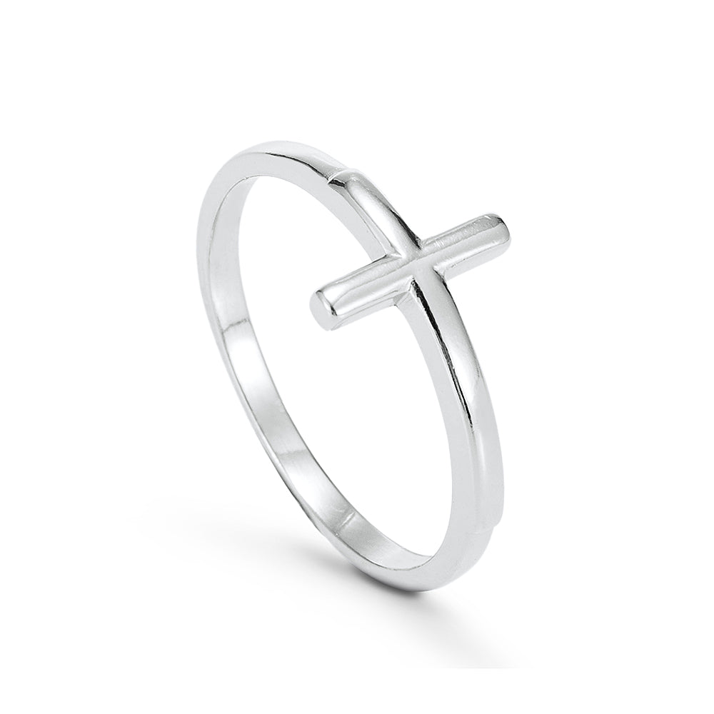 Sterling Silver Cross Ring