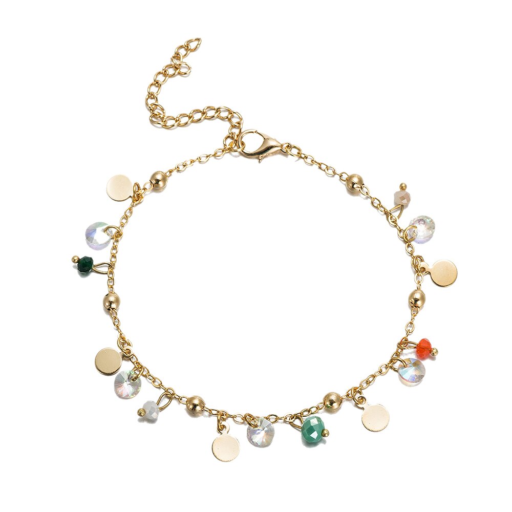 Gold Plated Charm Anklet