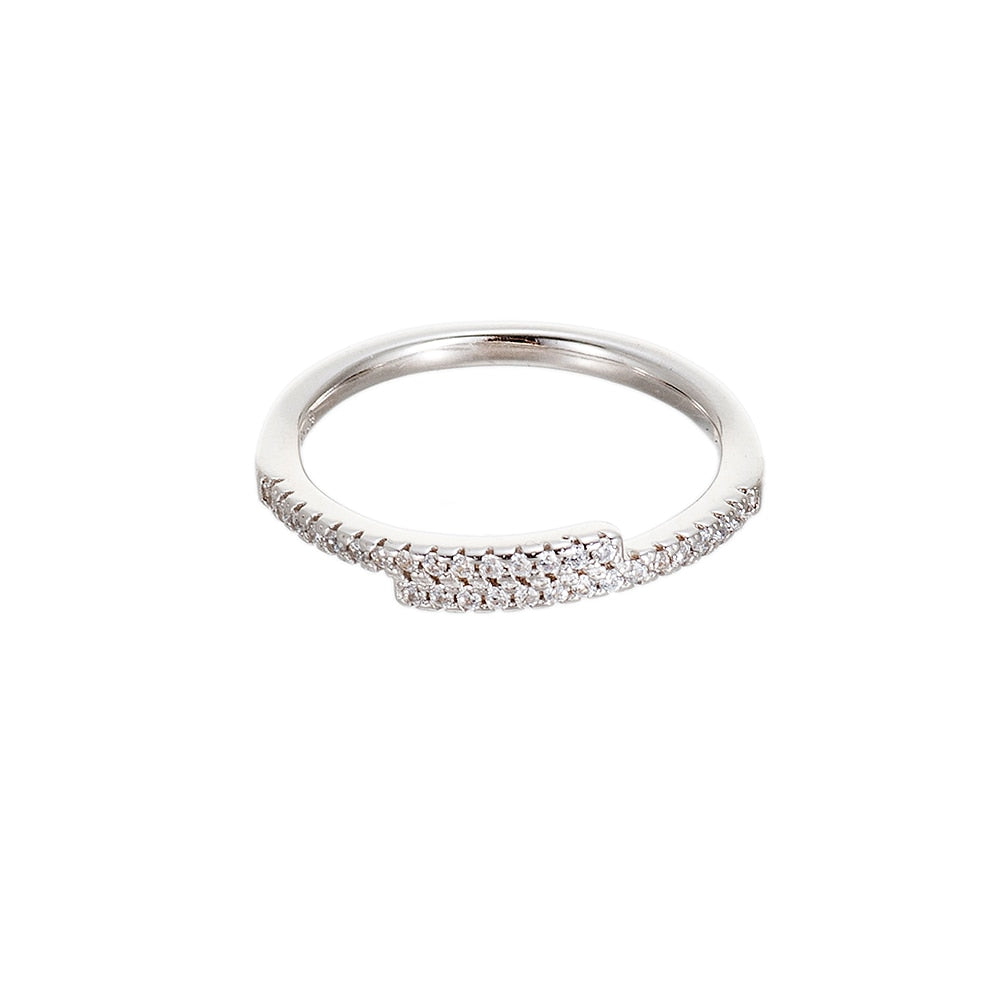 Sterling Silver Double Band Ring