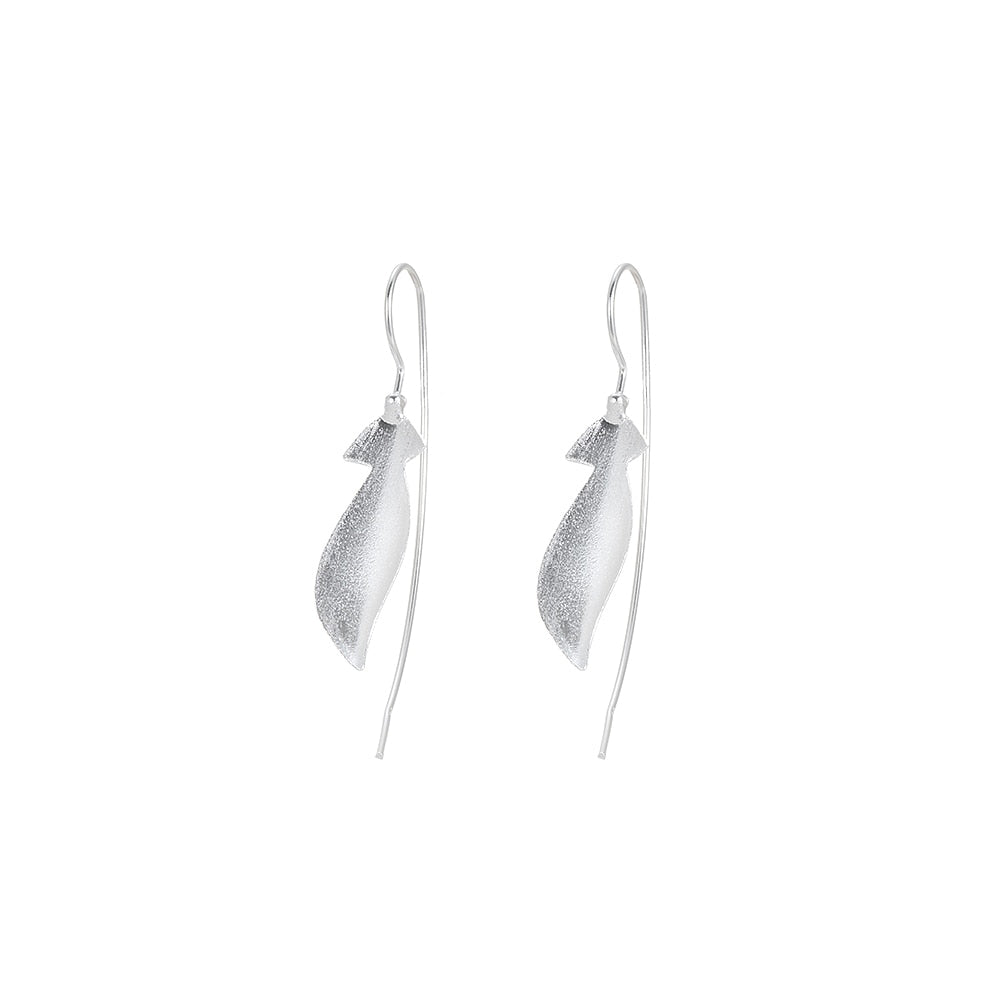 Pine Tree Sterling Silver Earrings