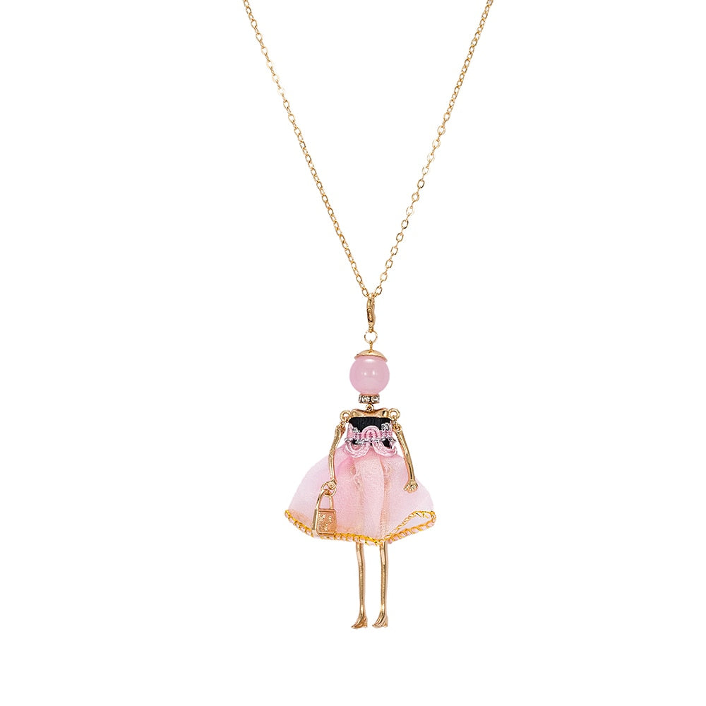 Pink Baby Doll Necklace