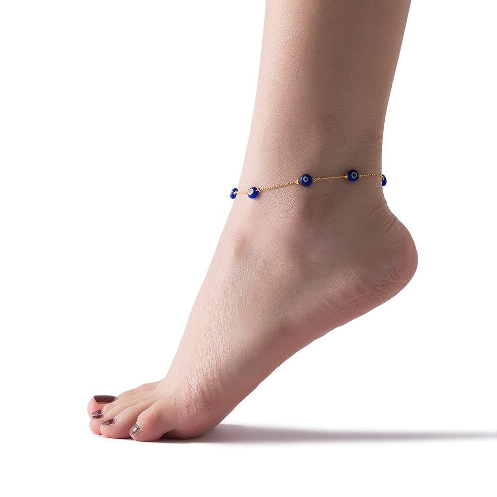 Lucky Eye Anklet - Gold Plated Anklet